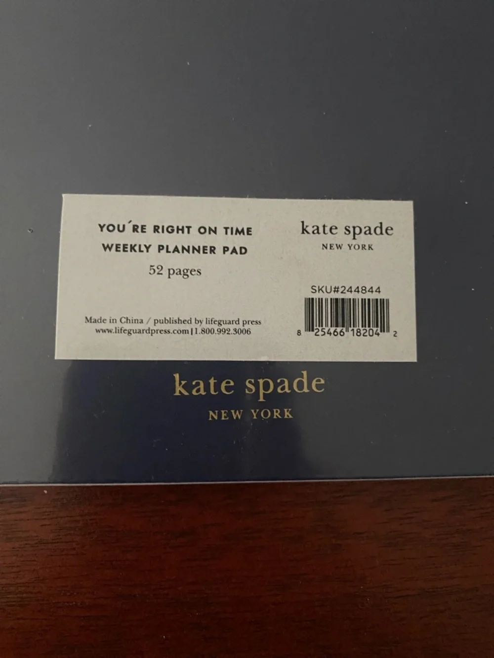 kate spade undated weekly